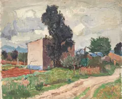John Anthony Park, 'Countryside, Majorca', oil on board