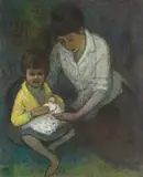 Charles James McCall, Rhoda and Natasha, oil
