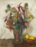 Otto Modersohn, Blumenstilleben, 1933, Öl auf Leinwand