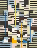 Adolf Fleischmann, Composition #62, 1955, Öl auf Leinwand
