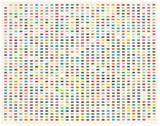 1260 Farben by Gerhard Richter, 1974, Farboffset auf Karton, sold Dec 2017