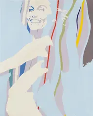 Werner Berges, Skiny, 1971, Öl auf Leinwand