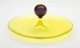 Glass platter by Lino Tagliapietra, 1996, Murano, sold Jun 2009