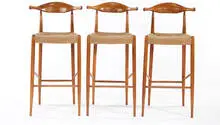 Vilhelm Wohlert, Group of barstools (4), c. 1960