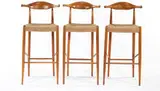 Vilhelm Wohlert, Group of barstools (4), c. 1960