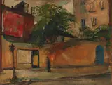 Franz Kline, Untitled (Street Scene), Oil on board
