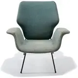 Alvin Lustig, Highback lounge chair, c. 1948, Paramount Furniture Company