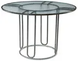 Walter Lamb, Round dining table, c. 1950, Brown Jordan
