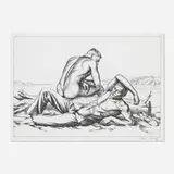 Paul Cadmus, Two Boys on Beach No. 2, 1939, etching