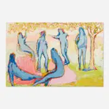 Humbert Howard, Untitled (figures), 1969, oil on canvas
