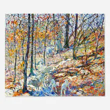 March by John Edward Costigan, oil on canvas, sold Jun 2020