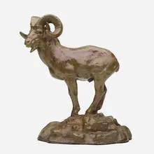 James Lippitt Clark, Ram on Rocky Crest, bronze