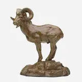 James Lippitt Clark, Ram on Rocky Crest, bronze