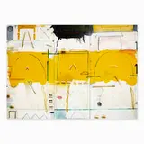 James Havard, Yellow Hair Grey Dog (triptych)