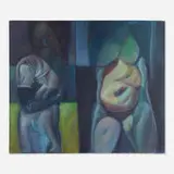 Edgar Sánchez, Untitled (Figuras), 1977, acrylic on canvas