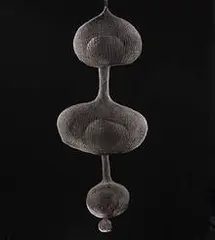 Ruth Asawa, untitled (Continuous Form Within a Form), c. 1960, woven copper wire
