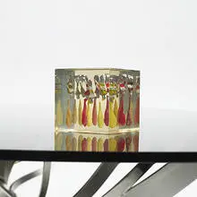 Arman, untitled (Paint Tubes), c. 1964, paint tubes encased in acrylic