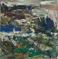 Heimrad Prem, Die Brücke, 1961, Öl und Assemblage auf Leinwand