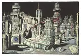 Domenico Gnoli, Scenografia fantastica