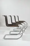 Ludwig Mies van der Rohe, MR10“ Set von vier Stühlen