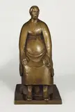Trauer by Ernst Barlach, 1913, Bronze mit gelbbrauner Patina. Höhe: 58 cm (22 ⅞ in.), sold Jun 2012