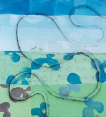 Anton Henning, Ohne Titel (Große Landschaft), 1994, Öl auf Leinwand