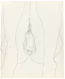 Andy Warhol, Seated Male Nude. 1950er