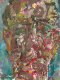 Marwan, Ohne Titel, 1985, Öl und Aquarell auf Bütten