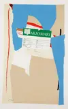 America-La France Variations II by Robert Motherwell, 1983-84, Lithograph with hand applied collage on handmade T.G.L. paper, sold Jun 2009