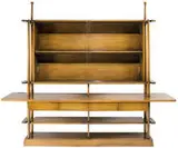 Paul Laszlo, Buffet/china cabinet, 1952, Walnut with a Maple finish