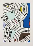 Roy Lichtenstein, Composition I, 1996, Screenprint