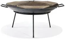 Stan Hawk, Fire pit with grill cover, Custom c. 1950