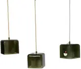 Carl Fagerlund, Group of square glass lights (3), 1959, Orrefors