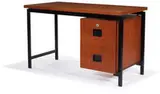 Teak desk and chair (2) by Cees Braakman & Martin Vissar, c. 1958, Pastoe, sold Jun 2009