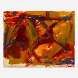 Elaine de Kooning, Untitled (Bull), c. 1957, gouache on paper