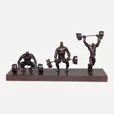 Sophie Dickens, Clean and Jerk, 2015, bronze