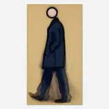 Julian Opie, Jeremy Walking in Coat