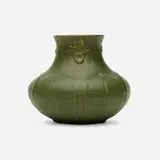 Ruth Erickson for Grueby Faience Company, vase with flowers