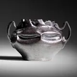 George E. Ohr, vase, 1897-1900, glazed earthenware