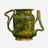 George E. Ohr, Small vase, 1897-1900, glazed earthenware