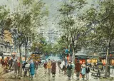Antoine Blanchard, Boulevard des Batignolles