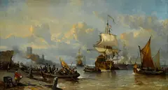 Anthonie Waldorp, The capture of the Den Briell by Dutch protestants on April 1, 1572, oil on canvas