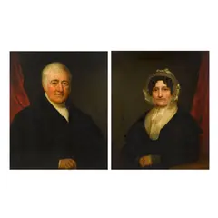 John Neagle, A portrait of a gentleman; and a portrait of a lady (a pair), both oil on canvas