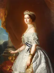 Continental School, A portrait thought to be of Madame Crozat, oil on canvas