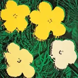 Andy Warhol, Aus: „Flowers, 1970, Farbserigraphie auf leichtem Karton