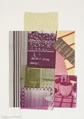 Mappenwerk, Eight by Eight to Celebrate the Temporary Contemporary, 1984, Original-Leinenkassette mit Druckgraphiken von 8 Künstlern: 4 Farblithographien, 1 Lithographie in Blau, 2 Farbserigraphien und einer Farbradierung, jeweils auf verschiedenen Papieren