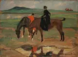 Otto Dill, Rast bei der Fuchsjagd