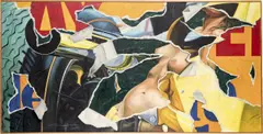 Fritz Köthe, Ursula, 1966, Tempera und Öl auf Leinwand, mit Künstlerleiste