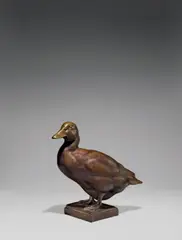 Ente by August Gaul, 1911, Bronze mit braungoldener Patina, sold May 2024