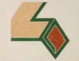 Eccentric Polygons (Tuftonboro) by Frank Stella, 1974, Lithograph and screenprint, sold Dec 2008